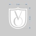 Stiker Head Tube Sepeda Velo Orange Emblem  - Bicycle Decal Sticker. 