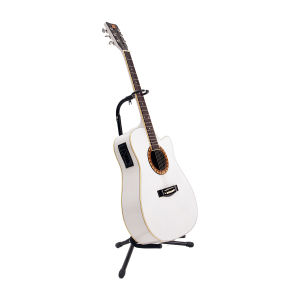 Gitar Semi Akustik Mandalika JW-01 White EQ7545R Free Softcase dan Senar Cadangan