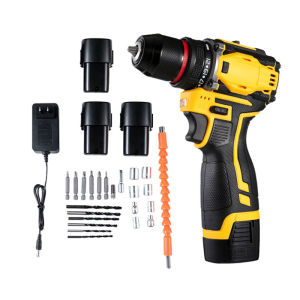 Impact electric drill tools set original cordless rechargable hammer drill for cement electronic portable hand drill on sale