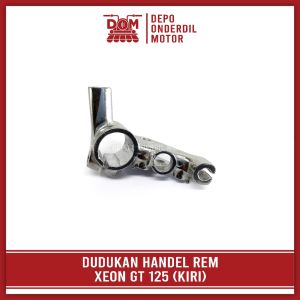 Dudukan Handel Rem XEON GT 125 (PSP) - KIRI SILVER Pangkon Rumah Handle Hendel Rem Bagian Kiri MATIC