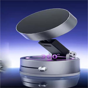 Cốc hút chân không hỗ trợ di động cho gắn trên xe hơi 360 ° xoay có thể gập lại nam châm mạnh lười biếng giá đỡ điện thoại cho Iphone Android