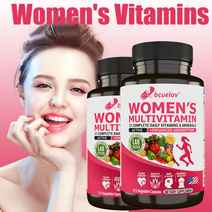 Women's Multivitamin Supports brain, heart, joints, bones, skin, hair