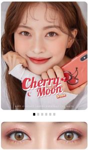 [Olens] Cherry Moon 1Month(2p) #Brown #Gray Colored Contact Lenses