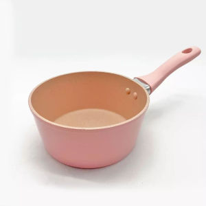 (พร้อมส่ง)หม้อ หม้อด้ามจับยาว เคลือบเทฟล่อน nonstick หม้อด้าม หม้ออุ่น หม้อต้ม ทอดแทน กระทะ ได้ เตาแก๊สและไฟฟ้า