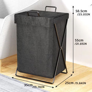 Keranjang Baju Lipat Laundry Bag Tempat Pakaian Kotor Laundry Basket Tempat Cucian Baju Penyimpanan Mainan Anak Serbaguna