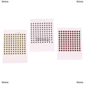 [COD] Shinia 100ชิ้นเบ็ดตกปลาแบบโฮโลแกรม3D ตกปลา3 4 5 6มม. แบบ DIY ฟิชอายเหยื่อตกปลาสติกเกอร์ฟิชอาย