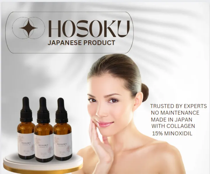 Hosoku Minoxidil 15% Hair Growth Fast Powerful Hair Grower Hair
