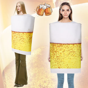 Halloween Beer Mug Cosplay Costume German October Festival Masquerade Party Cosplay Costume Holiday Gifts
