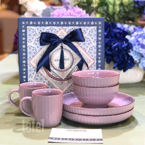 Hampers Piring Makan dan Mug Keramik Ramekin isi 6