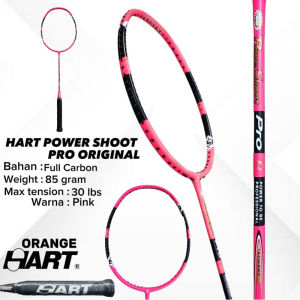 [ ORIGINAL ] Raket Badminton Hart Power Shoot Pro 30 lbs 100% Original