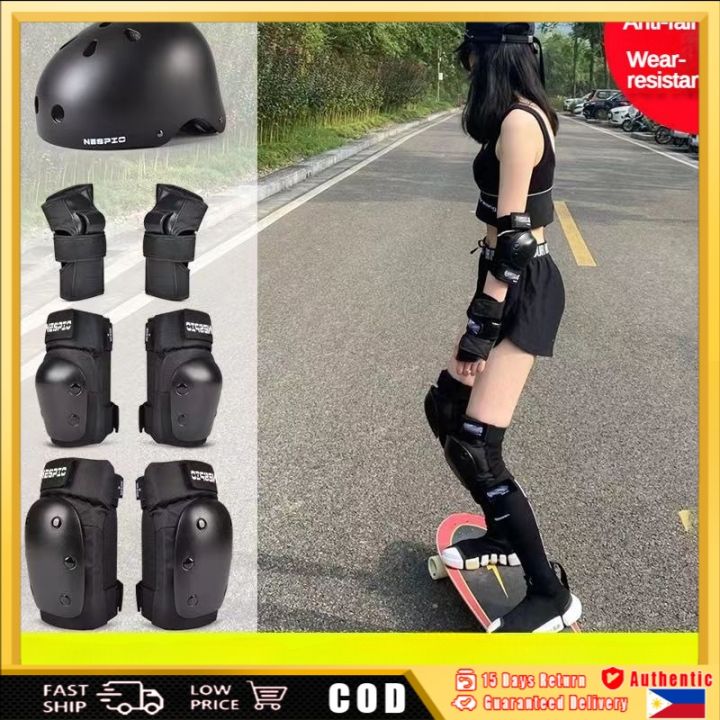 7 pieces/set of child/adult roller skating safety protective equipment