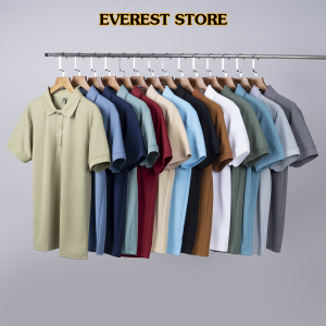 Áo thun polo nam vải thun cá sấu có cổ Everest 15 màu