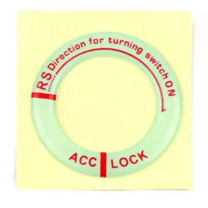 Car Motor Luminous Sticker Glow Light Ignition Key Hole Motorcycle On Off Start Button Switch Ring Decal Vehicle Light Universal Axia Bezza Viva Saga Persona Myvi
