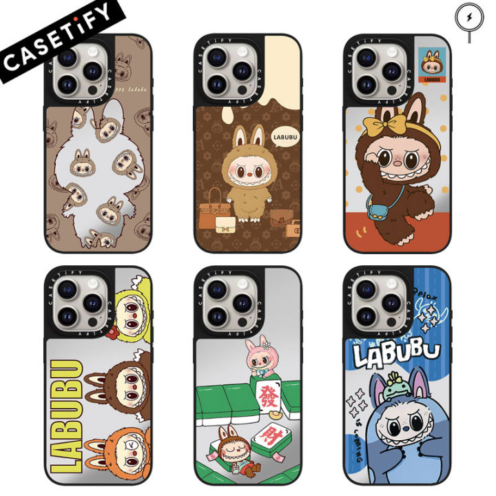 CASETiFYラブブiphone16ProMaxケース Original CASETiFY x LABUBU Series 4 Mirror Case with Magsafe for