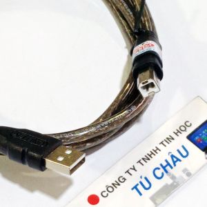 Cáp máy in 1.8m / Hiệu Unitek Chính hãng (Chuẩn USB 2.0 AM to BM)