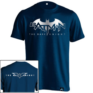 Kaos Batman Hitam Silver Superhero Anak dan Dewasa HER-53 Cotton Combed 24s