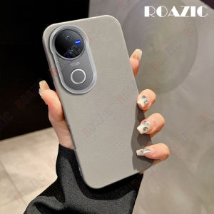 ROAZIC Luxuy Plating Clear Casing For VIVO V50 5G Business Simple Fashion Phone Casing Anti-fall Phone Back Cove HQ01