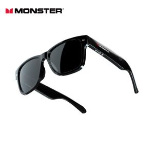 Monster Airmars S01 Smart Glasses Wireless Bluetooth 5.0 Earphones  Sunglasses Outdoor Smart Sport Headset Hands-Free Calling Music Anti-Blue Eyeglasses