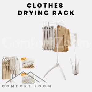 Clothes Drying Rack - Foldable Clothes Drying Rack | Tripod Space-Saving Dryer Stand Hangers for Towel
