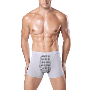 [COD&Local] Pomely upgraded version of mens health care magnetic therapy underwear 63 magnet reinforced boxer briefs (L-5XL)