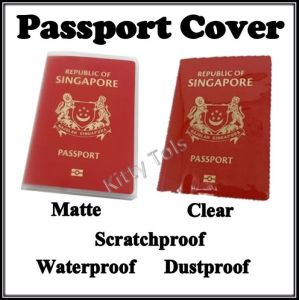 Passport Cover Holder Clear Waterproof Dustproof Protection Matte