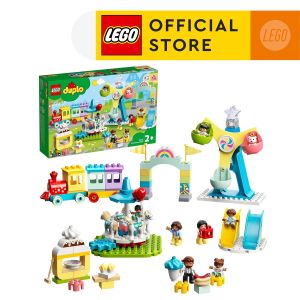 LEGO DUPLO 10956 Town Amusement Park (95 Pieces) Building Blocks for Kids (2 Tahun+)