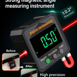 Strong Magnetic Digital Level Angle Measuring Tool for Year-round Home Users Gender Neutral High Precision Digital Display for Renovation and Repair