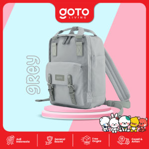 Goto Skyline Backpack Tas Sekolah Kuliah Kerja Ransel Mini Pria Wanita