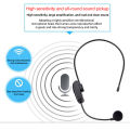 UHF Headset Wireless Microphone 2 in 1 Handheld Professional Mic Volume Amplifier for Teaching Speech Radio Loudspeaker 小蜜蜂扩音器. 
