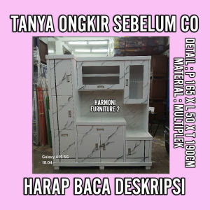 RAK SAYUR 4 PINTU HIDROLIK 165X50X190CM MULTIPLEK RAK PIRING 4 PINTU HIDROLIK FREE ONGKIR SERANG KOTA LEMARI DAPUR HIDROLIK 4 PINTU LEMARI DAPUR 4 PINTU MODEL BARU LEMARI DAPUR 4 PINTU MULTIPLEK