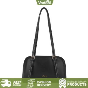 [VSC] Ladies All-Match Underarm Bag Solid Color Stylish Armpit Bag PU Leather Retro Shoulder Bag Work Date Bag