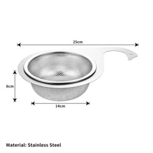 Drain Basket Stainless Steel Swan Sink Strainer Basket Tap Hanging Filter Basket Kitchen Strainer