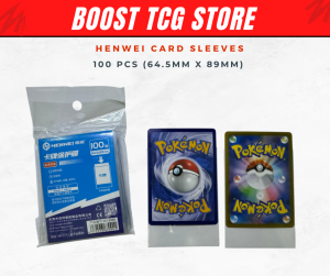 [READY STOCK] Henwei Card Sleeve card protector [Topload] (64.5mmx89mm)