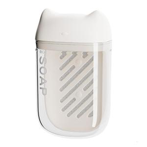 Thực tế xà phòng tấm khay đựng xà phòng leakproof với lỗ thoát nước và Mèo Tai nắp cho chuyến đi kinh doanh thuận tiện để thực hiện