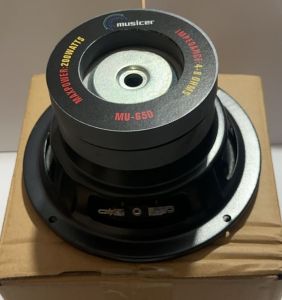 MUSICER MU-650 6 inch 200 watts Dual Magnet Instrumental HI-FI Woofer Speaker