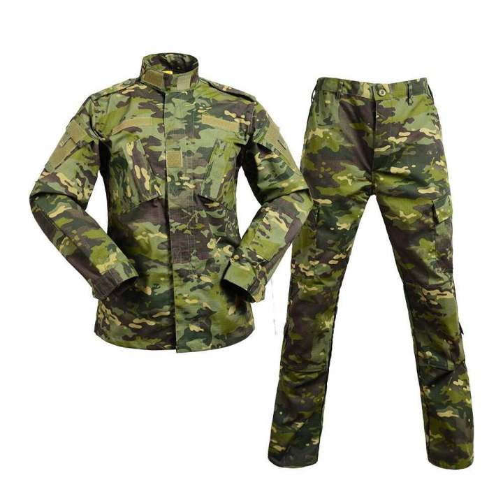 （Battle formation）US Army Combat Uniform ACU Multicam Tropic Camouflage ...