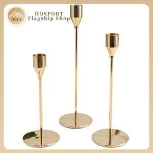 European-style Flameless Candle Holder Decorative Small Candle Stand for Table Home Decor
