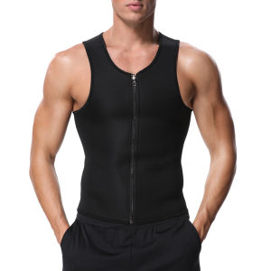 XUNDD Men Waist Trainer Sauna Vest Fitness Corset Abdomen Body Shaper Belly Reducing Shapewear Burn Fat Trimmer Belt Men Waist Trainer Vest Sweat Compression Fat Burner Workout