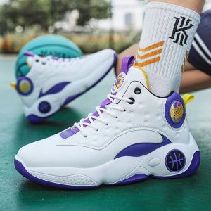 Spike Professional Basketball Shoes For Men Breathable Casual Shoes High Top Sports Shoe Training Sneakers