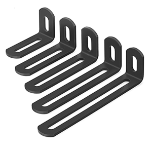 Iron Fixing Brackets With Reinforced 90 Degree Angles Structure for Heavy Furniture Wall Reinforcement