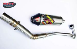 TERLARIS KNALPOT KLX NORIFUMI ROCKET 4 CRF DTRACKER SUPERMOTO