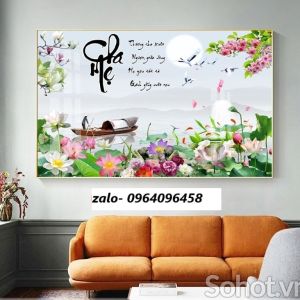 Gạch tranh 3d phong cảnh ốp mộ - CVNB54