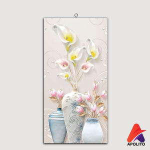 HIASAN DINDING BUNGA REALISTIK AESTHETIC (15X30 cm) WALL DECOR PAJANGAN DINDING DAUN POSTER