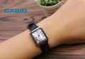 (100% Original) Casio LTP-V007L-7B1 Quartz Chrome Plated Case Black Leather Strap Women's Watch LTPV007L LTPV007L-7B1 LTP-V007L-7B1UDF. 