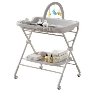 Pottty Change Tables Infant Diaper Changing Table Diaper Station Changing Table For Baby Washable Bath尿布台