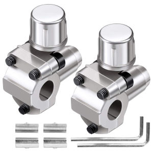 2PCS Bullet Piercing Valve Kit with Dust Cap Converts R12 to R134A Fit 7/16 Inch Low Side Port BPV-31 Piercing Tap Valve