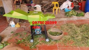 Máy băm cỏ voi  rơm rạ  cây mía lắp mô tơ 3kw