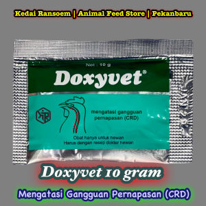 Doxyvet 10 gr | Mengatasi Gangguan Pernapasan pada Unggas Ayam Bebek Puyuh | Obat CRD Ngorok
