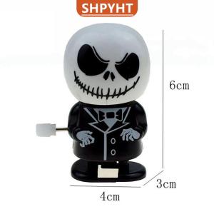 [COD] SHPYHT SPORTS Retro Clockwork Wind Up Metal Walking Jumping Halloween Pumpkin Jump Ghost Bat Robot Mechanical Toys Party Decor Gift