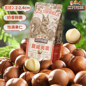 【Three Squirrels Summer Magnolia Fruit 160g】Leisure Food Dried Fruit Snacks Nut Wholesale Cream Flavor【三只松鼠夏威夷果160g】休闲食品干果零食坚果批发奶油味